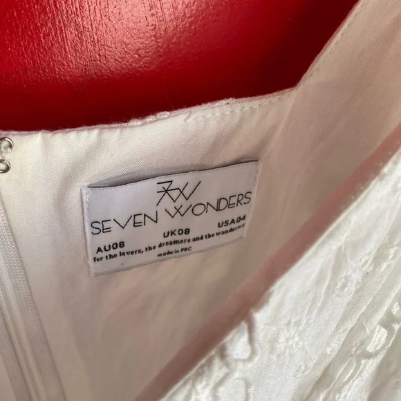 Seven wonders | RUNAWAY the label white eyelet dress - Picture 4 of 7